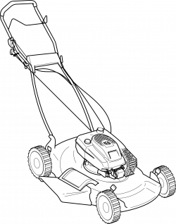 Clipart - Push Mower