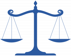 Balance Scale Blue Clipart