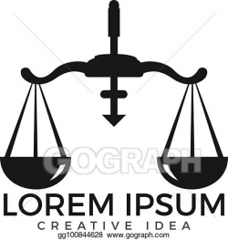 Vector Illustration - Law and attorney logo design. EPS ...
