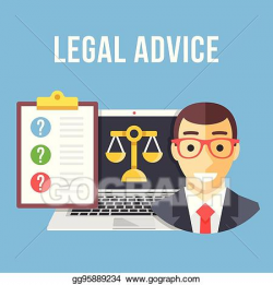EPS Illustration - Legal advice. flat illustration. Vector ...