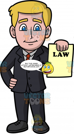 A Male Lawyer Holding A Legal Document