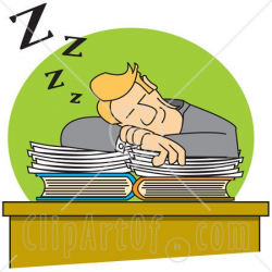 Lazy Student Clipart