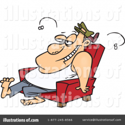 Lazy Clipart #1048109 - Illustration by toonaday