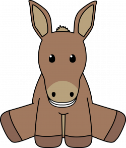 Clipart - Smiling donkey