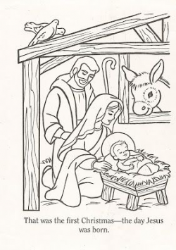 LDS Nursery Color Pages: Christmas Lesson | I belong to The ...