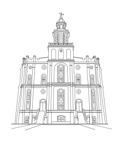 free lds clipart to color for primary children | St George ...