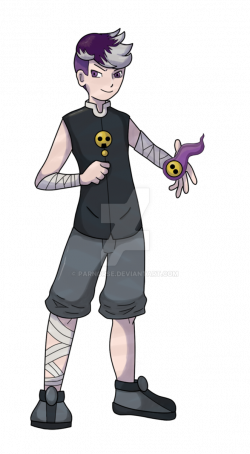 Damion: Ghost Type Gym Leader by parnorse on DeviantArt