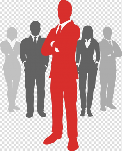Five group of people standing illustration, Leadership ...