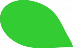 Clipart - Rounded leaf