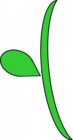 Clipart - Curvy stem