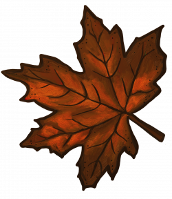 Maple-leaf-brown-leaf-clipart-kid.png (1385×1600) | A&W Brown Flav's ...