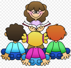 Teacher reading to students clipart 5 » Clipart Station