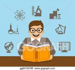 EPS Vector - Learning and self-development. Stock Clipart ...