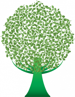 Clipart - Green Abstract Tree