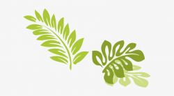 Leaf Clipart Luau - Hawaiian Leaves Clip Art PNG Image ...