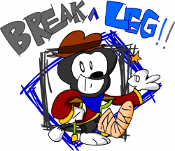 Link 'N Blink Lick 'N Stick: Break a leg by TanookiDX on DeviantArt