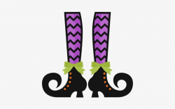 Legs Clipart Cute Halloween Witch - Witch Legs Png - Free ...