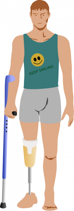 File:Man with leg prothese.svg - Wikimedia Commons