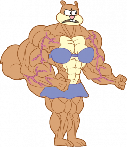 Muscle Sandy (Color by NixTack) by TheFranksterChannel on DeviantArt