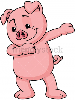 Dabbing Pig | Dabs | Cute animal illustration, Cute pigs ...
