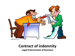 Contract of indeminity - Legal Environment of Business ...
