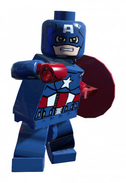 Lego Captain America transparent PNG - StickPNG