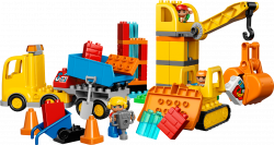 Lego Clipart Duplo - Lego Duplo Construction - Download ...