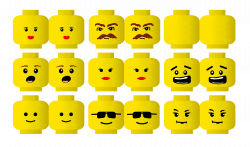 LEGO Head Birthday Clip Art | Lego Faces http://blueflombingo.com ...