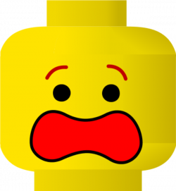 Lego Head Surprised Clipart