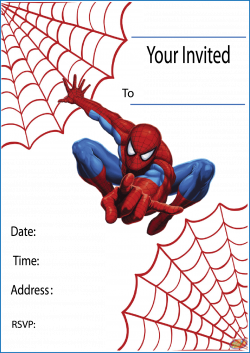 Free Printable Spiderman Party Invitations on www.thepartywebsite ...