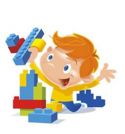 Playing Lego Clipart