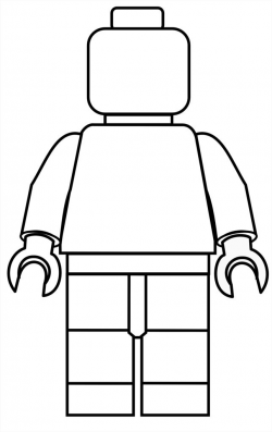 Lego Mini Fig Drawing Template | crafts | Lego, Lego ...