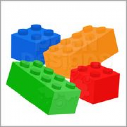 Lego Bricks clip art - vector clip art online, royalty free & public ...