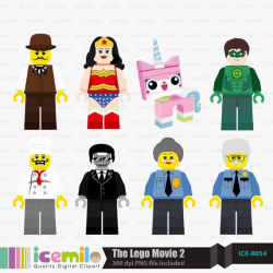 The Lego Movie 2 Digital Clipart por IcemiloClipart en Etsy ...