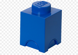 lego 1 stud brick container blue one size clipart Room ...