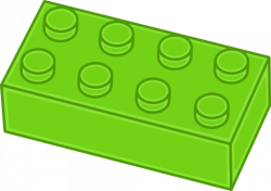 Green lego brick clipart royalty free public domain clipart ...