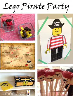 Lego Pirate Party - lemon blvd | Birthday party ideas | Pinterest ...
