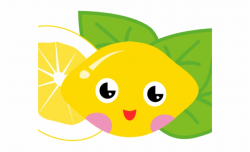 Character Clipart Lemon - Cute Cartoon Fruit Png ...