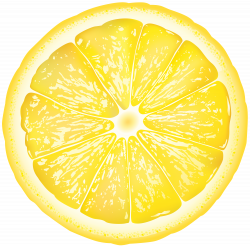 Round Lemon Slice PNG Clip Art Image | Gallery Yopriceville - High ...