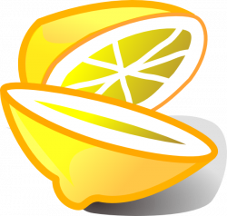 Sliced Lemon Clip Art at Clker.com - vector clip art online, royalty ...
