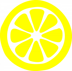 Lemon Slice ( Yellow ) Clip Art at Clker.com - vector clip art ...