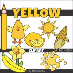 Color Objects YELLOW ClipArt