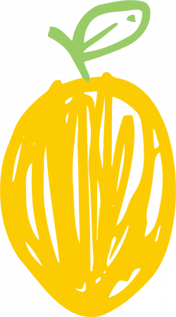 Clipart - Sketched lemon