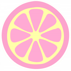 Pinky Lemonade Slice Clip Art at Clker.com - vector clip art online ...