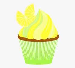 Muffin Clipart Lemon Cake - Clipart Cupcake Lemon, Cliparts ...