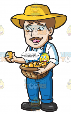 A Farmer Harvesting Lemons