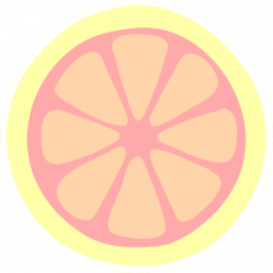 Pink Lemon Slice Clip Art at Clker.com - vector clip art ...
