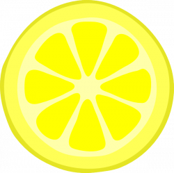 Lemon Slice Clip Art at Clker.com - vector clip art online, royalty ...