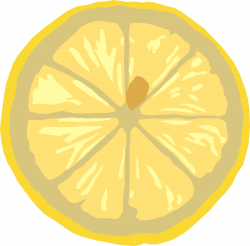 OnlineLabels Clip Art - Lemon Slice