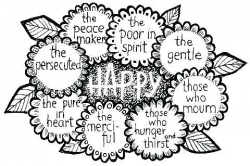 beatitudes coloring pages beatitudes coloring page ...